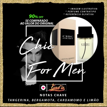 Perfume Similar Gadis 561 Inspirado em Chic For Men Contratipo